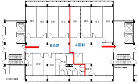 辦公室走廊闊度|圖1 : 分間樓宇單位室內走廊的最小淨闊度